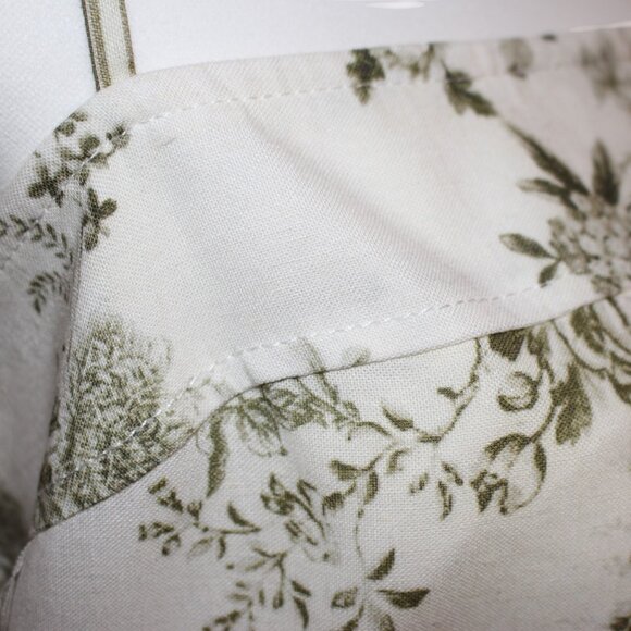 ANTONIO MELANI olive and white linen/viscose sleeveless shirt - Picture 4 of 9